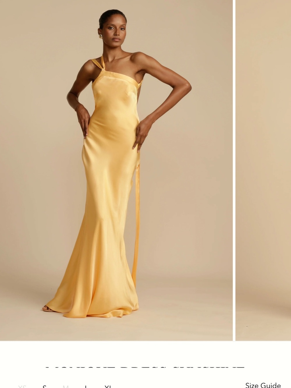 Arcina ori monique dress in yellow